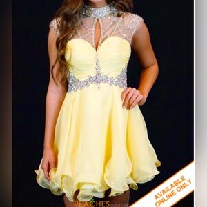 Jovani JVN  by jovani crystal rhinestone embellished Homecoming dress (sz2)